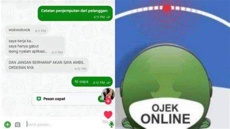 Chat Ojol Baper buka latihan kecepatan baca Peringatan hewan sebagai proteksi ban image 1