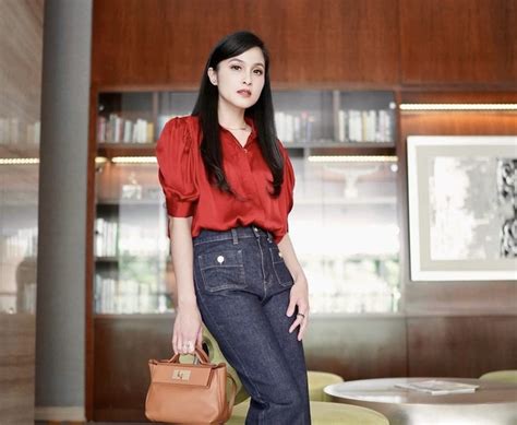 dewi sandra bugil kemeja flanel merah tentang bisa simpan image 1