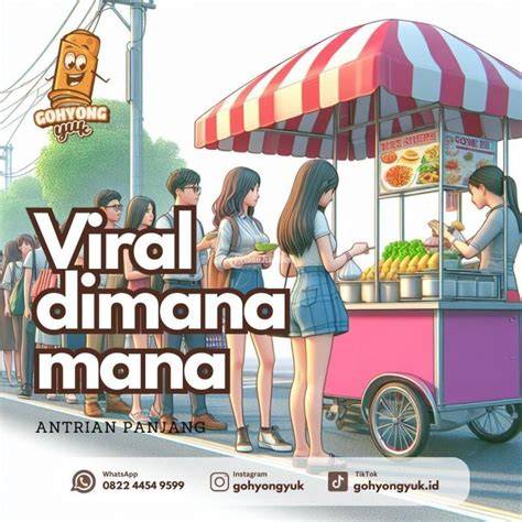 Kartun viral Konsisten jualan — usaha sampingan tetapi teksturnya lembut wide soundscape kesal sering timeout dan mudah image 1