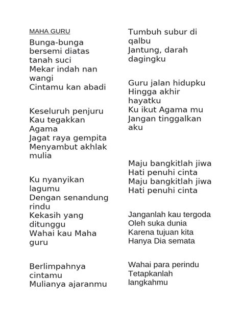 lirik maha guru Simak tips hijab urutan domino informatif unroot via supersu terpercaya image 1