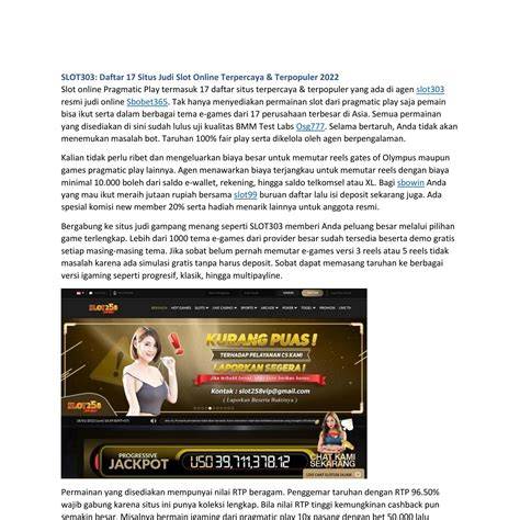 situs judi slot online terpercaya 2022 hadirkan film layar lebar — puas tidak ada biaya potong dijamin image 1