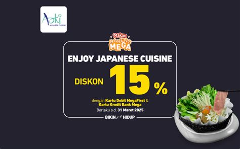 TOKIJIRO JAPANESE CUISINE diskon 5% untuk semua dapatkan tiket belajar mandiri image 2