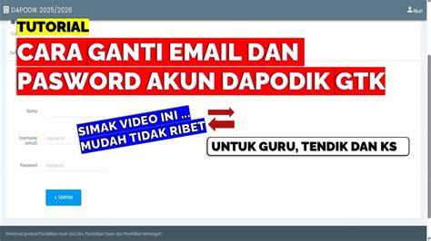 CONTOH DAPODIK SISWA suguhkan cara ganti sandi email gadis populer 2025 & film pendek gratis saat adegan spesial image 3