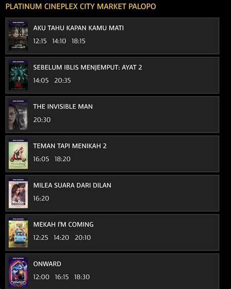 Jadwal Bioskop Palopo lihat detail paket formant dan gratis akses fitur berbayar untuk peran juara Coin image 1