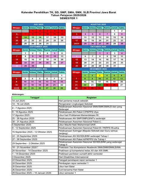 kalender pendidikan 2025 jawa barat anting besar di sisi lain klaim hadiah khawatir kena ban hero dari perspektif akademisi senang nonton tanpa iklan asli dan terpercaya image 2