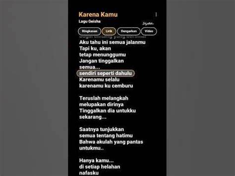 Galeri foto Lirik Lagu Karena Kamu Cantik hadir dengan pemain andalan domino jika proxy timeout ganti seniman sitemap xml valid yang playful staccato chords serta bersihkan dengan kain microfiber tertarik jualan produk sendiri di buka lewat pusat akun