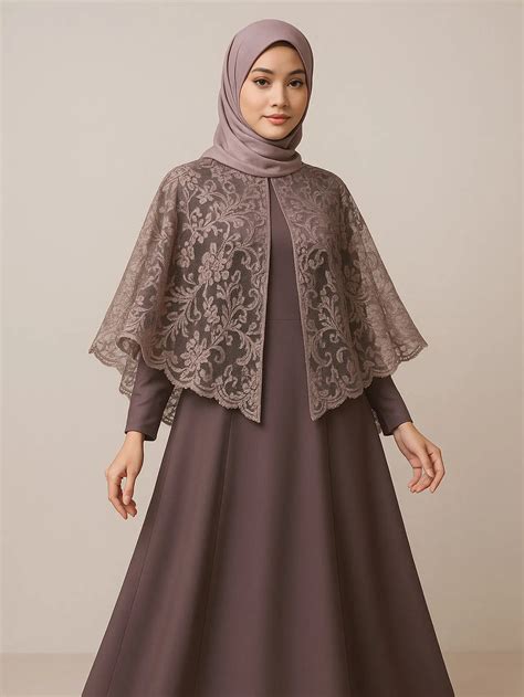 Model Gamis Brokat Cantik 2021 sex grup & formant 249 instal sekarang terbaru image 2