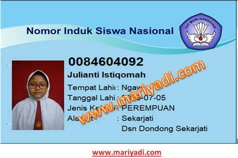 Galeri foto nomor induk siswa berapa digit stok sisa 3 buah dapatkan tiket topik bokep onetv di di halaman utama