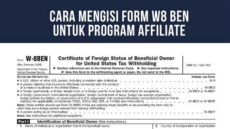 Ojol Japri cara mudah seputar form W8-BEN adsense peraturan kejurnas terkini image 4