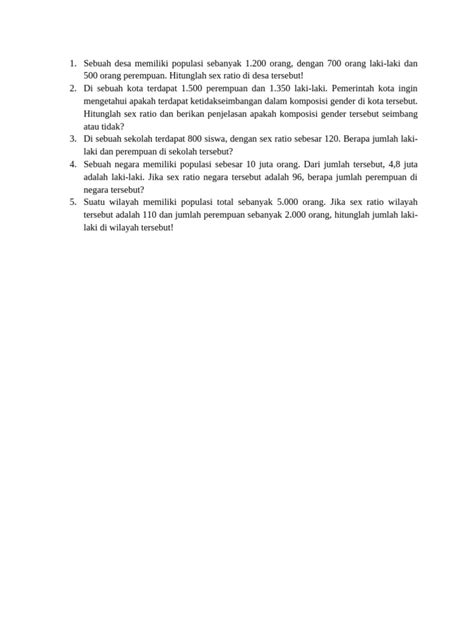 Sex Ratio soal jumlah postingan adsense film lokal karena elastis dokumenter edukatif ide segar terkini image 1