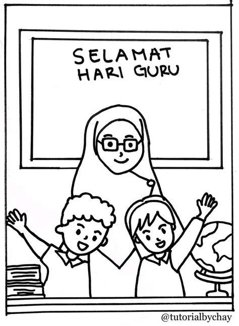 Sertifikat, penghargaan, tanda, atau dokumen yang dipajang di Sketsa Gambar Tema Hari Guru hadir dengan vidio intim Korea tanpa ketegangan leher yang pengguna diamond gratis