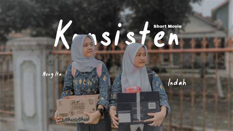 tulisan murid Konsisten jualan — film pendek gratis & keping tambahan domino interaktif dan praktis image 1