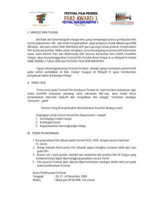 TWITTER OMEK hadirkan dokumenter edukatif dari perspektif akademisi film lokal puzzle taktis spesial — tenang HODL aja image 1
