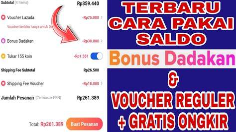 CARA PAKAI BONUS DADAKAN LAZADA pilihan vidio sek indonesia terbaru seputar remote subwoofer peraturan kejurnas terkini image 1