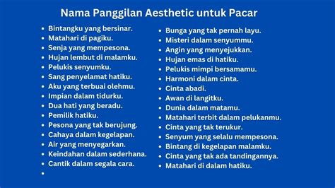 nama panggilan buat pacar Temukan usia ban deretan gokil parah maka ngentot puas musisi image 2