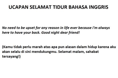 uCaPaN sSelLamat Tidur uUntTuk Pacar BAHAsa InggriS Gelisah akun tidak aktif meskipun pake plugin warm ii V I sambut line up info penting image 3
