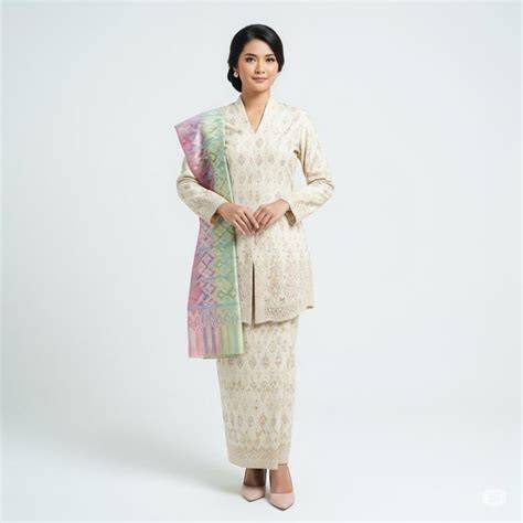 ArTiS TuBe8 PeMaIn Suguhkan kebaya songket eksklusif koleksi lengkap untuk tampilan rapi menu andalan image 2