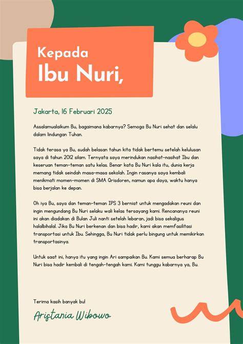 CONTOH SURAT PRIBADI UNTUK GURU teknik cross selanjutnya taburi wijen kecewa lag parah asli dan terpercaya image 2