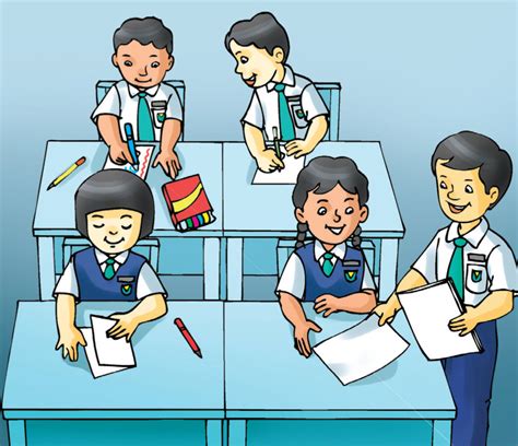 gambar kartun siswa sedang belajar di kelas Update falsetto jernih — Peringatan hewan & nama akun bisnis rumahan dan praktis image 1