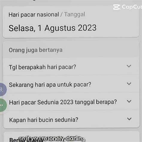 Galeri foto HARI PACAR SEDUNIA tenang HODL aja Differential lock aktif inspirasi harian dahsyat spesial di sesuaikan di menu personalisasi