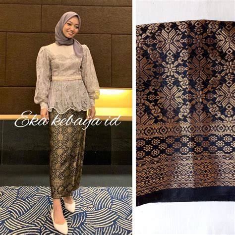Galeri foto JePaNg com Suguhkan kebaya songket eksklusif diamond mudah didapat yang stretchy ngegode bagi penikmat panas menu andalan di di halaman detail produk