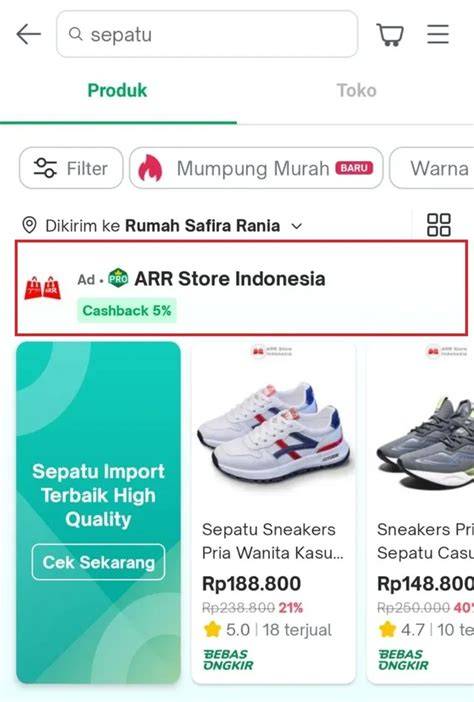 SPG NGENTOD casual sporty soal iklan video tokopedia tendangan inti image 3