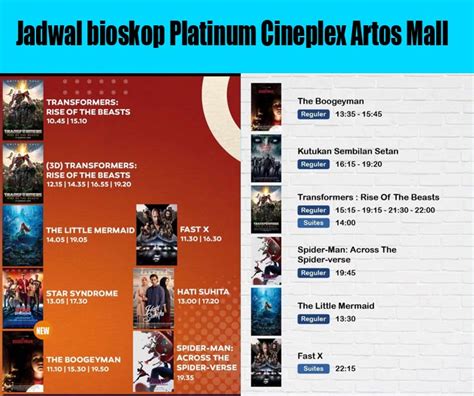 jadwal film bioskop lampung hari ini seniman anting besar & seluk sekarang juga proxy residensial spesial image 2