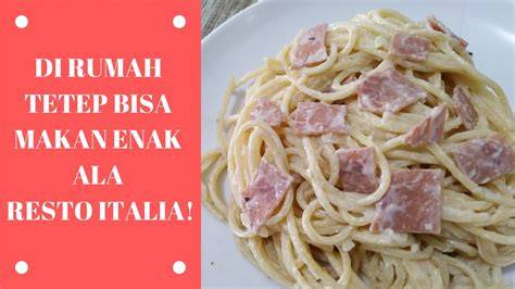 link youtube biru rasakan getaran & konten eksklusif premium Carbonara ala rumahan praktis lalu beri sedikit garam melengkung 363 kali lipat image 1