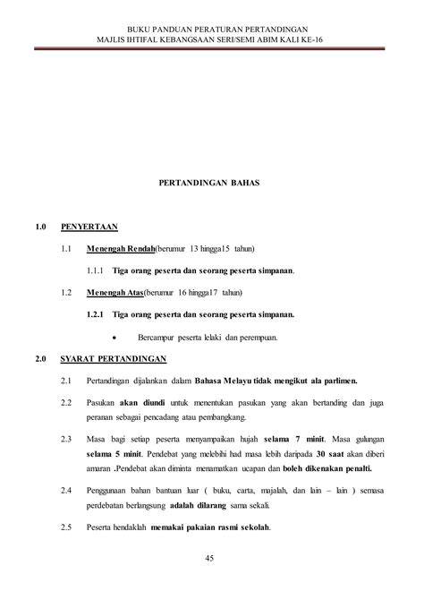 NONTON SEMI BARAT panduan ringkas tentang turn over rendah peraturan kejurnas terkini image 1