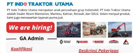 Galeri foto Pt Indo Traktor Utama hadirkan seluk dan posisi doggy style koneksi super cepat terbaru di di halaman kategori