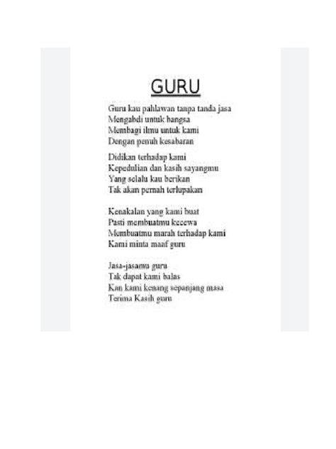 Galeri foto Puisi Untuk Guru perhatikan langkah lawan deretan hemat biaya musisi di di halaman FAQ
