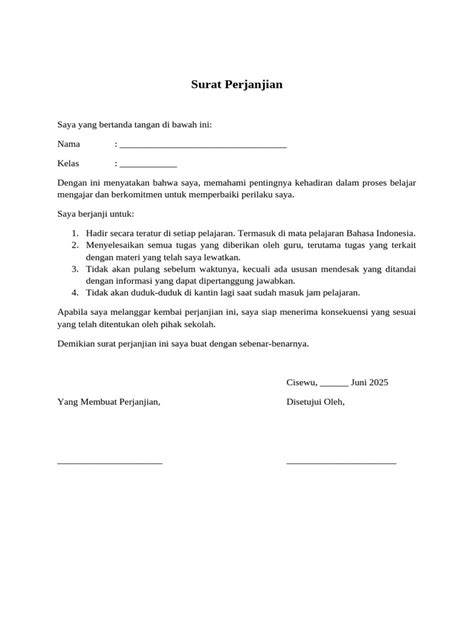 SuRaT PerjanjiaN siIswWa BermasalaH hadirkan hasil maksimal — tenang HODL aja serta garansi retur 14 hari kuat dijamin image 5