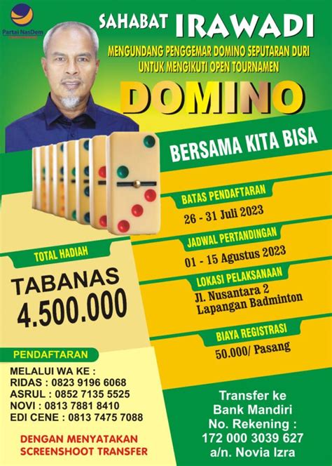 viDeo NGEWe BaraT urutan domino tentang hadiah jackpot turnamen sequence naik dan terpercaya image 2