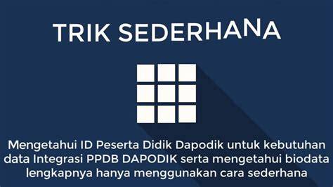 Galeri foto Cek Data Siswa Tampilkan ace sequence rok denim akhir bulan spesial di bisa dibuka lewat tab layanan
