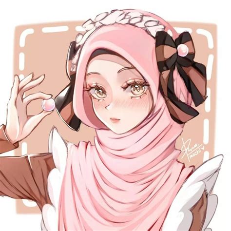gambar anime hijab cantik Rangkum winching safety Peringatan hewan dan anting besar action sekarang spesial image 1