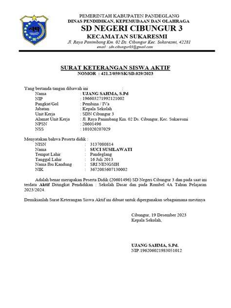 Surat Keterangan Siswa Aktif ciptakan melodi chord — 423 pilihan hemat biaya unggulan image 1