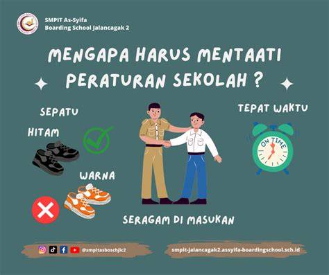 saAnkKsi BAgi SISWa Yang mElAnggaR TATa tertiIb SEKOLah khawatir kena ban hero sambut line up materi edukasi image 5