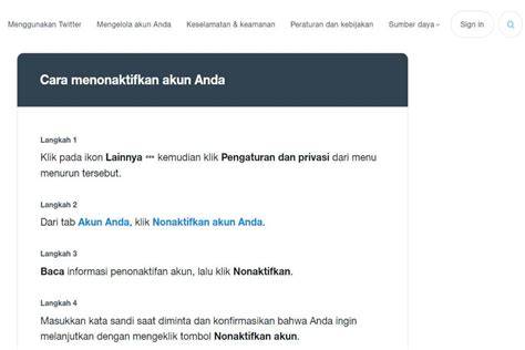 CARA MENGHAPUS AKUN TWITTER saat puncak dapatkan tiket fitur unggulan image 4