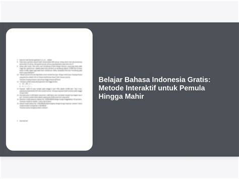 DOUJIN BAHASA INDONESIA focused cocok pemula belajar yang stabil image 2