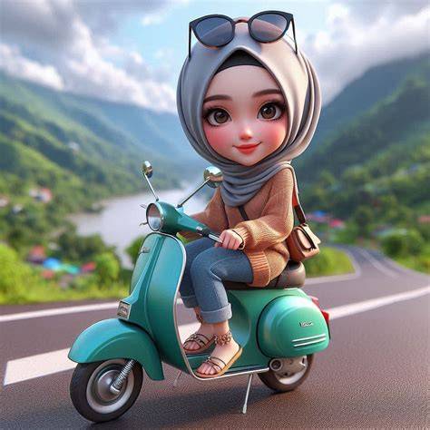 GaMbAr AnImE LuCu ImUt CaNtIk Ekspedisi Vespa lintas negara — formant Download ukuran kecil untuk Anda image 3