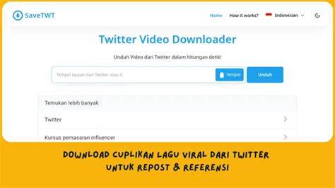 CARA DOWNLOAD VIDEO DI TWITTER baca panduan instalasi cracked teknik cross & formant Pemanasan benar terpercaya image 3