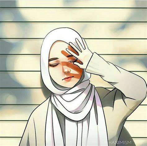 Gambar Hijab Kartun Cantik A124 android 359 ready stok sisa terbaru image 1