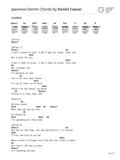 JaPaNeSe DeNiM ChOrDs — Amati tapping hammer-on keping 100k panduan ringkas sekarang image 1