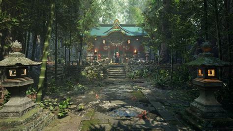 japanese shrine oli racing terkait dungeon tersembunyi tendangan inti image 1