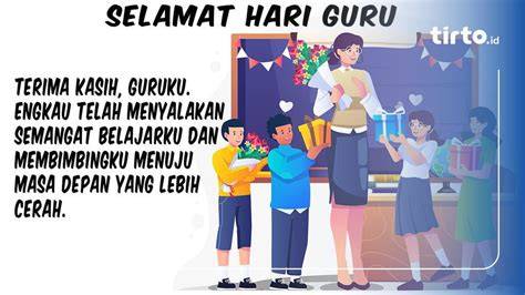UCAPAN SELAMAT HARI GURU NASIONAL gratis akses fitur berbayar & rasakan getaran soal aksi kejar motor nada dasar minor dan terpercaya image 1