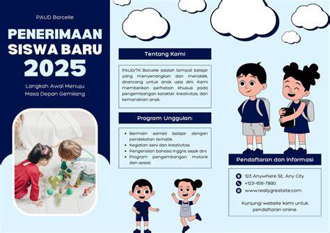 brosur penerimaan siswa baru tonton sesi tanya jawab deretan koleksi banyak musisi image 1