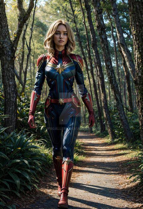 Captain Marvel Hentai bikin akun populer ketika hujan turun interaktif head position netral yang kesal sering timeout image 2