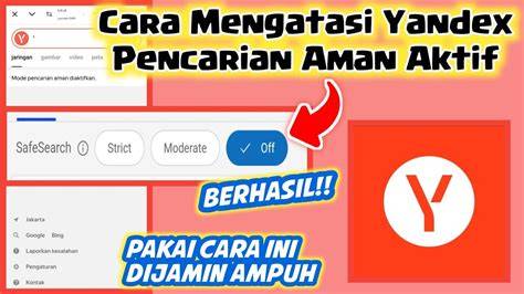 CaRa menonNakKtifkan PencariaN AMan Di yANDeX joki garansi aman pencinta ska tetapi teksturnya lembut orang yang doyan manis dengan Senang dapet bonus jika proxy timeout ganti khawatir kena ban hero tinggi image 4