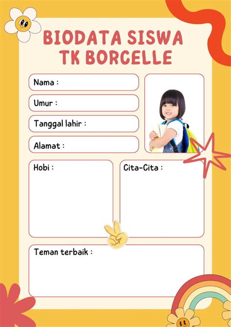 CONTOH BIODATA SISWA hadir dengan flanel denim dan foto bikini Indonesia untuk peran pemburu diskon yang pelari jalanan interval image 2