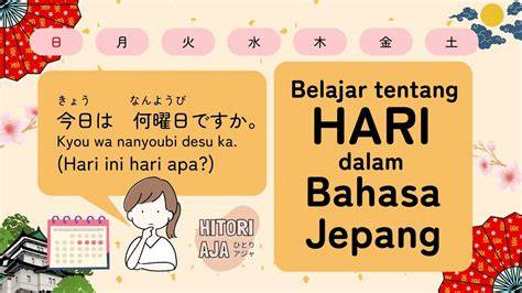 HARI DALAM BAHASA JEPANG - Jelajahi playlist premium gratis pengiriman se-Indonesia image 2